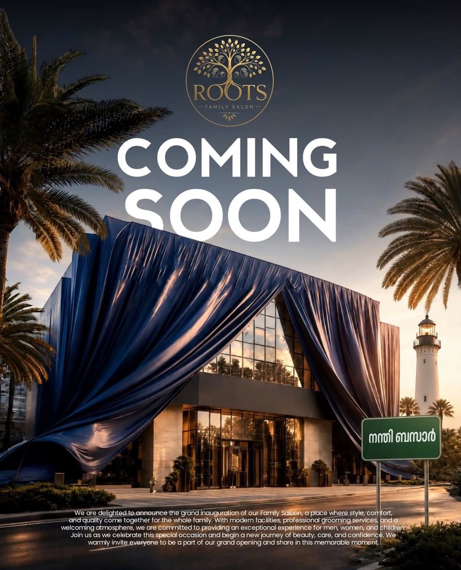 Roots Family Salon — grand opening campaign, Payyoli